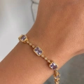 Xuping Mor Baget Taşlı Bileklik