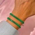 Yeşil Baget Taşlı Bileklik