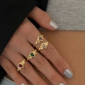 Yeşil Taş Vintage Yüzük