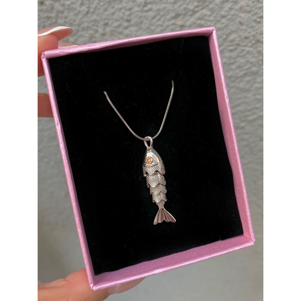 3 Boyutlu Balık Kolye