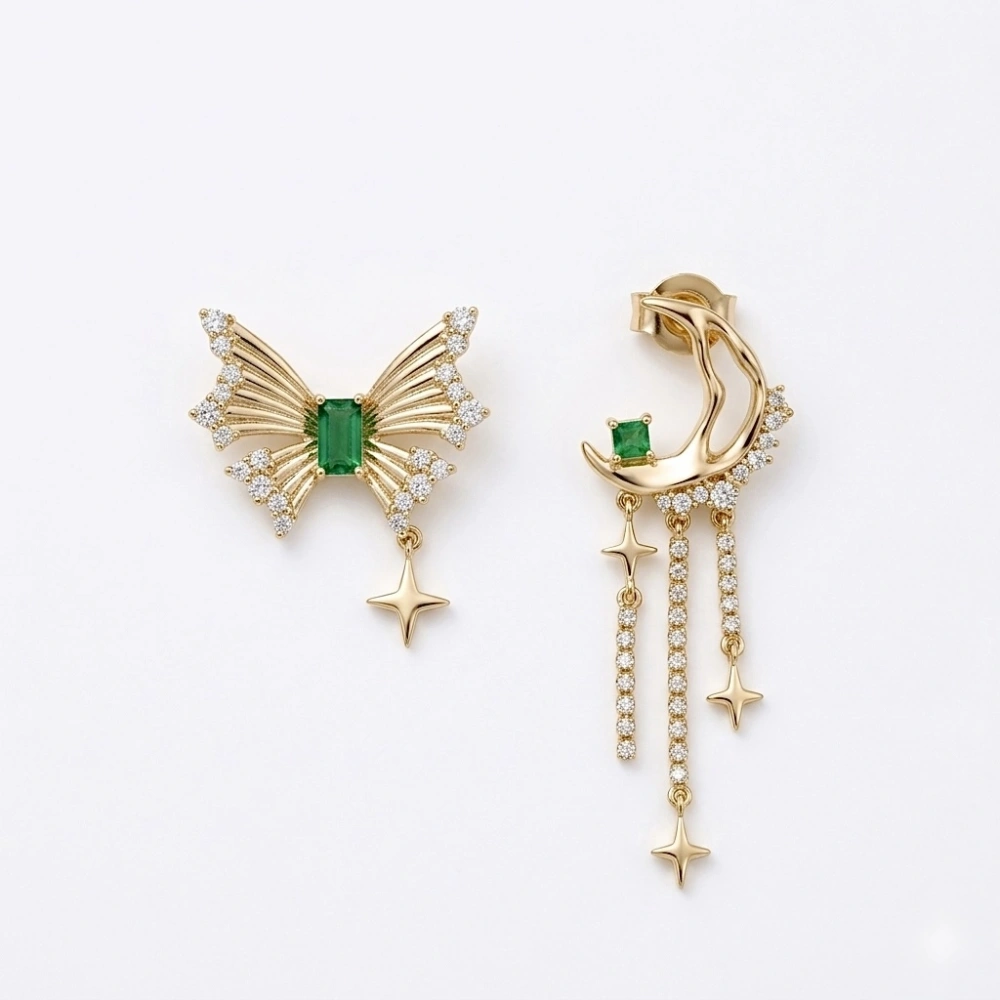 Hilal Detay Tasarım Küpe