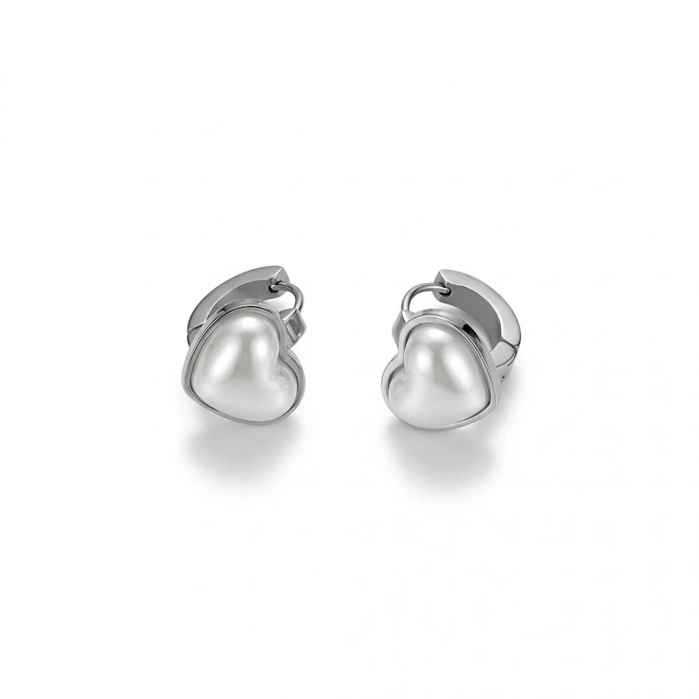 Çelik Silver Bouble Küpe