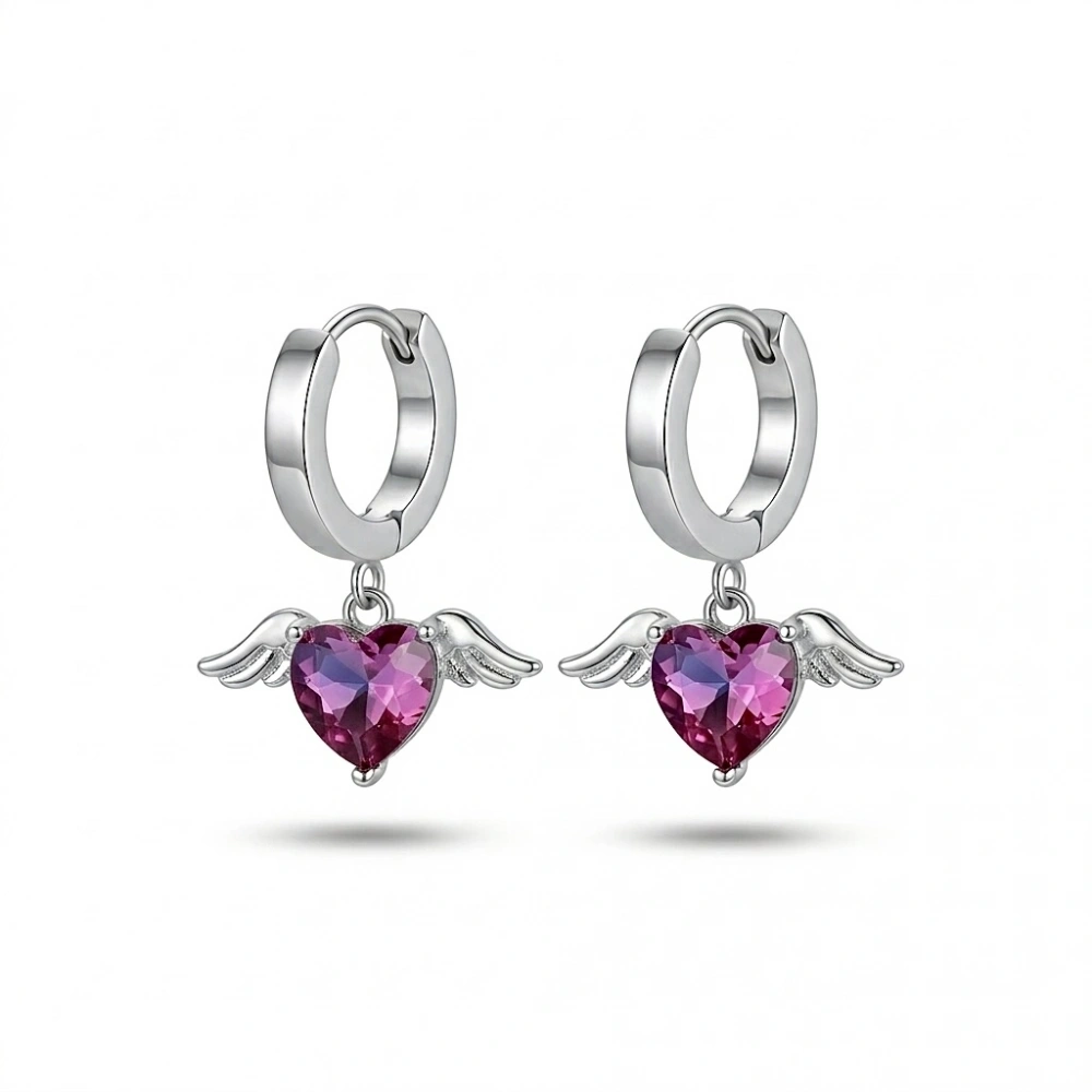 Hologramlı Angel Küpe