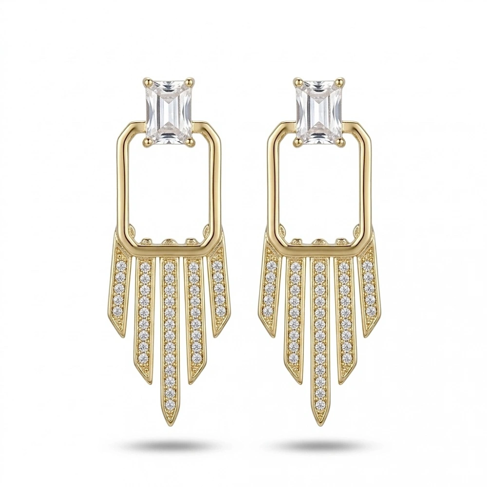 İthal Gold Tasarım Küpe