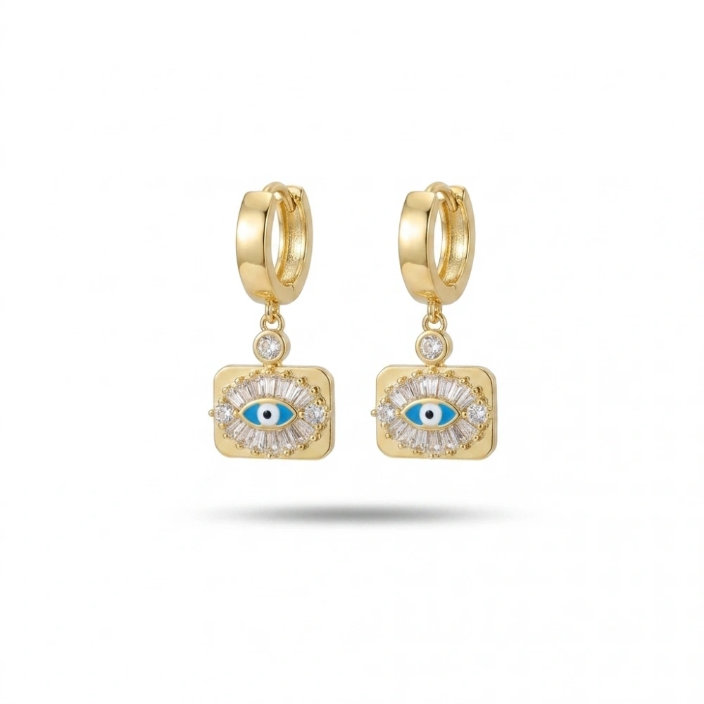 Çelik Göz Detay Küpe