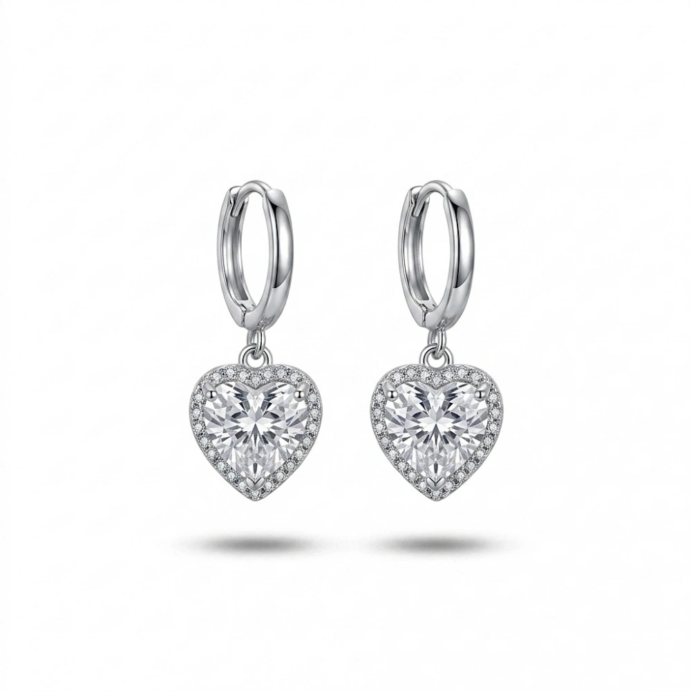 Swarovski Kalp Küpe