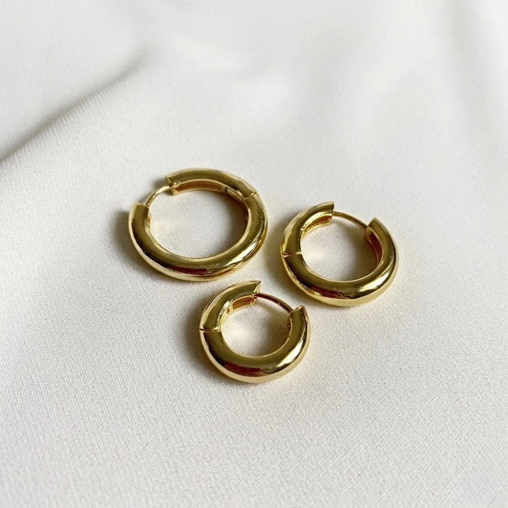 Çelik 3 lü Halka Küpe Seti