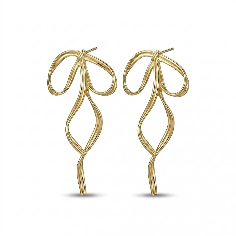 Gold Kurdela Küpe