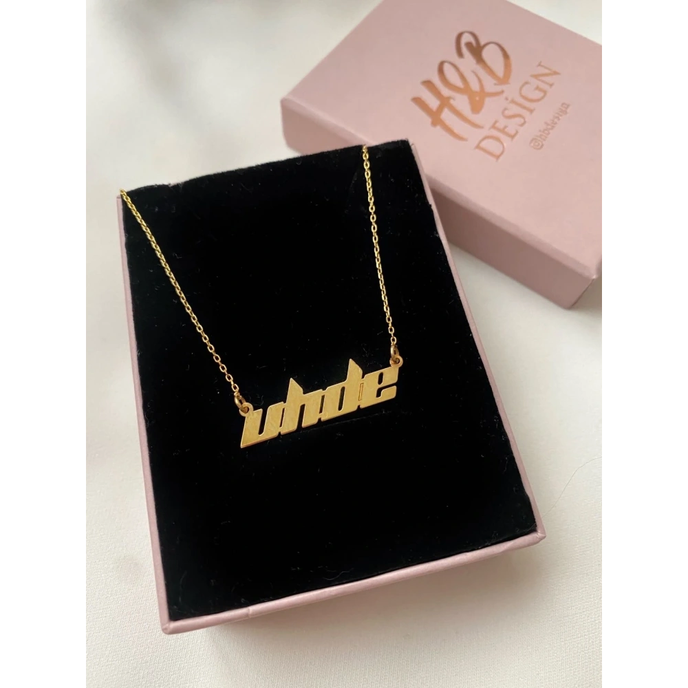 925 Ayar Gümüş Alterna İsim Kolye