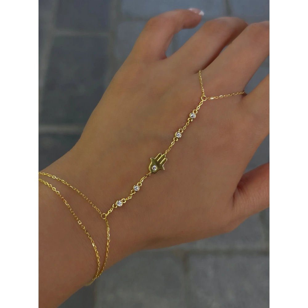 925 Ayar Gümüş Fatmaeli Detay Şahmeran