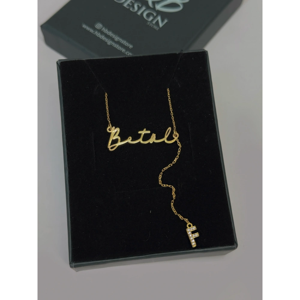 925 Ayar Gümüş Harfli İsim Kolye