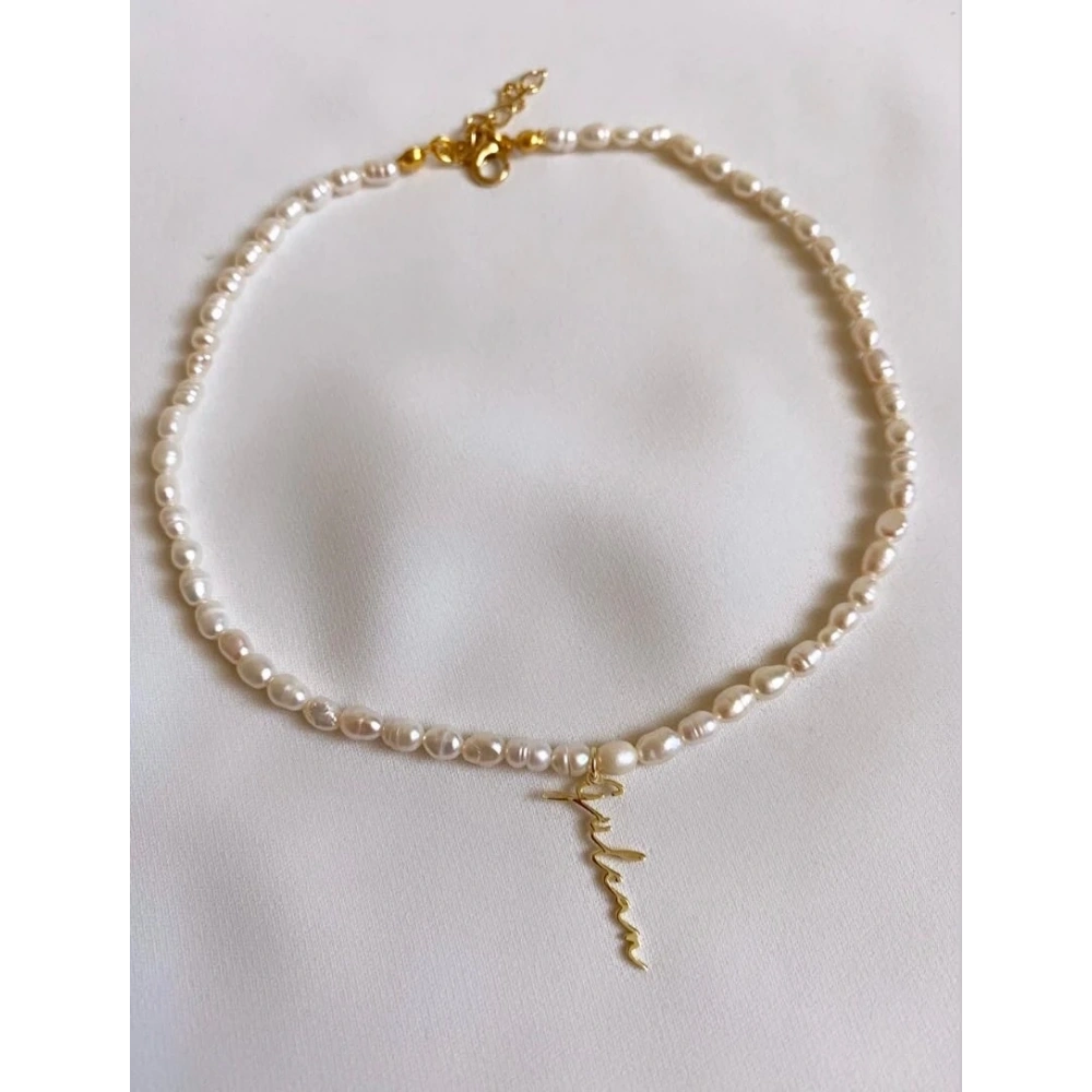 925 Ayar Gümüş İsim Kolye