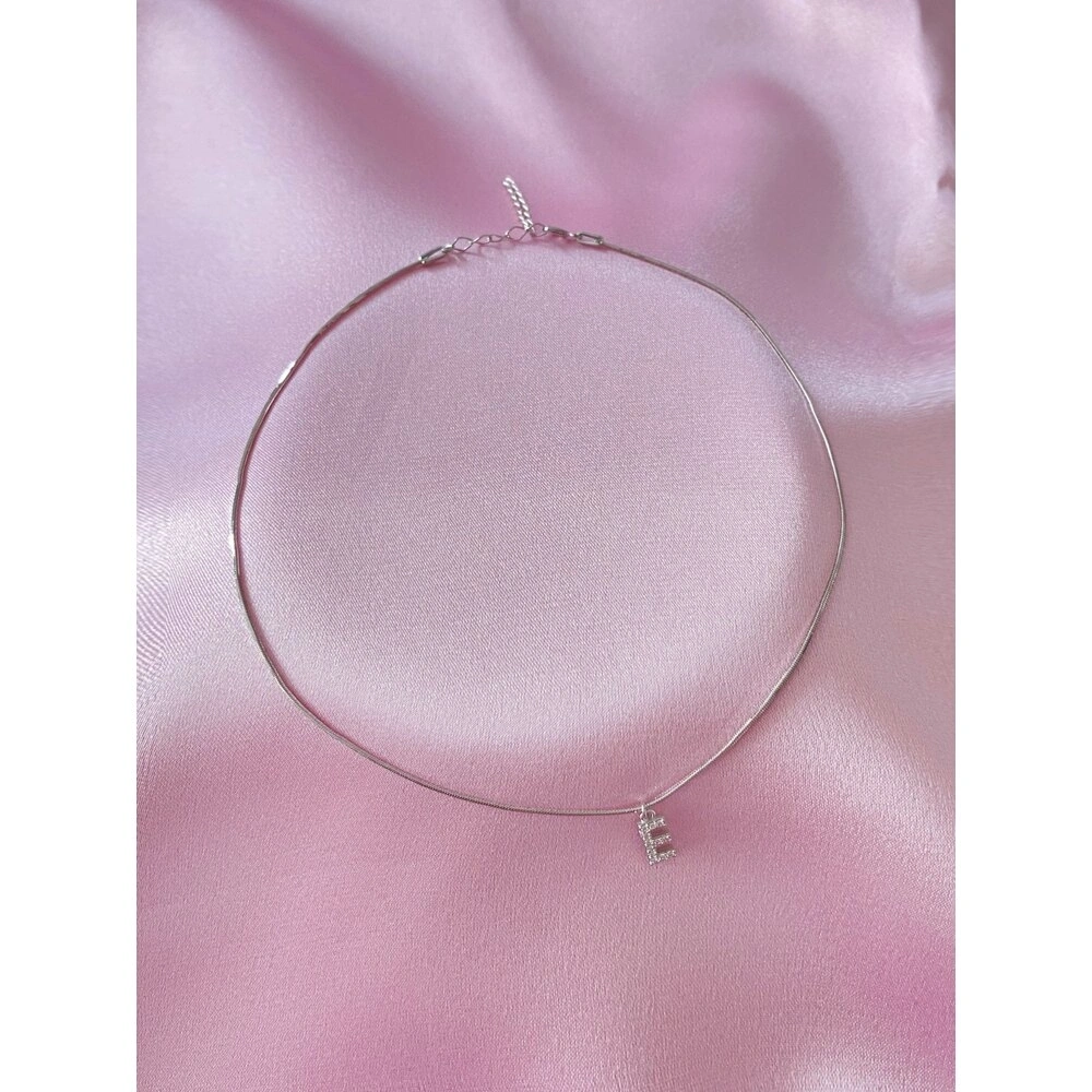 925 Ayar Gümüş Minimal Harf Kolye