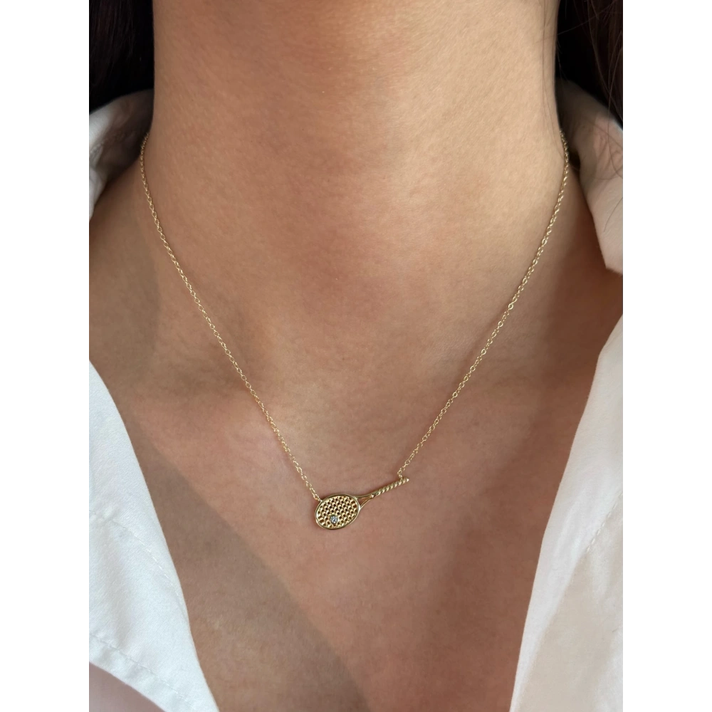 925 Ayar Gümüş Tenis Kolye