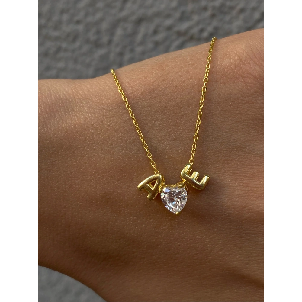 925 Gümüş Gümüş Aşk Kolyesi