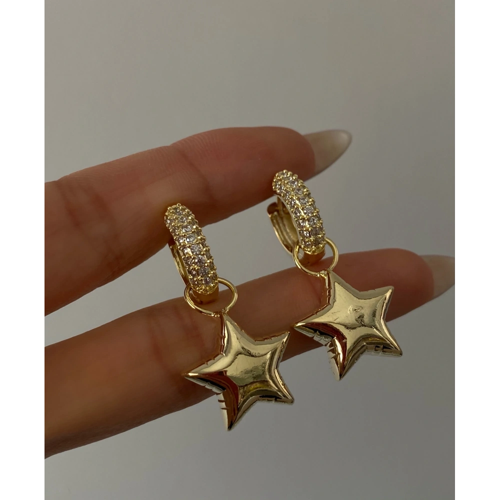 Bubble Yıldız Küpe