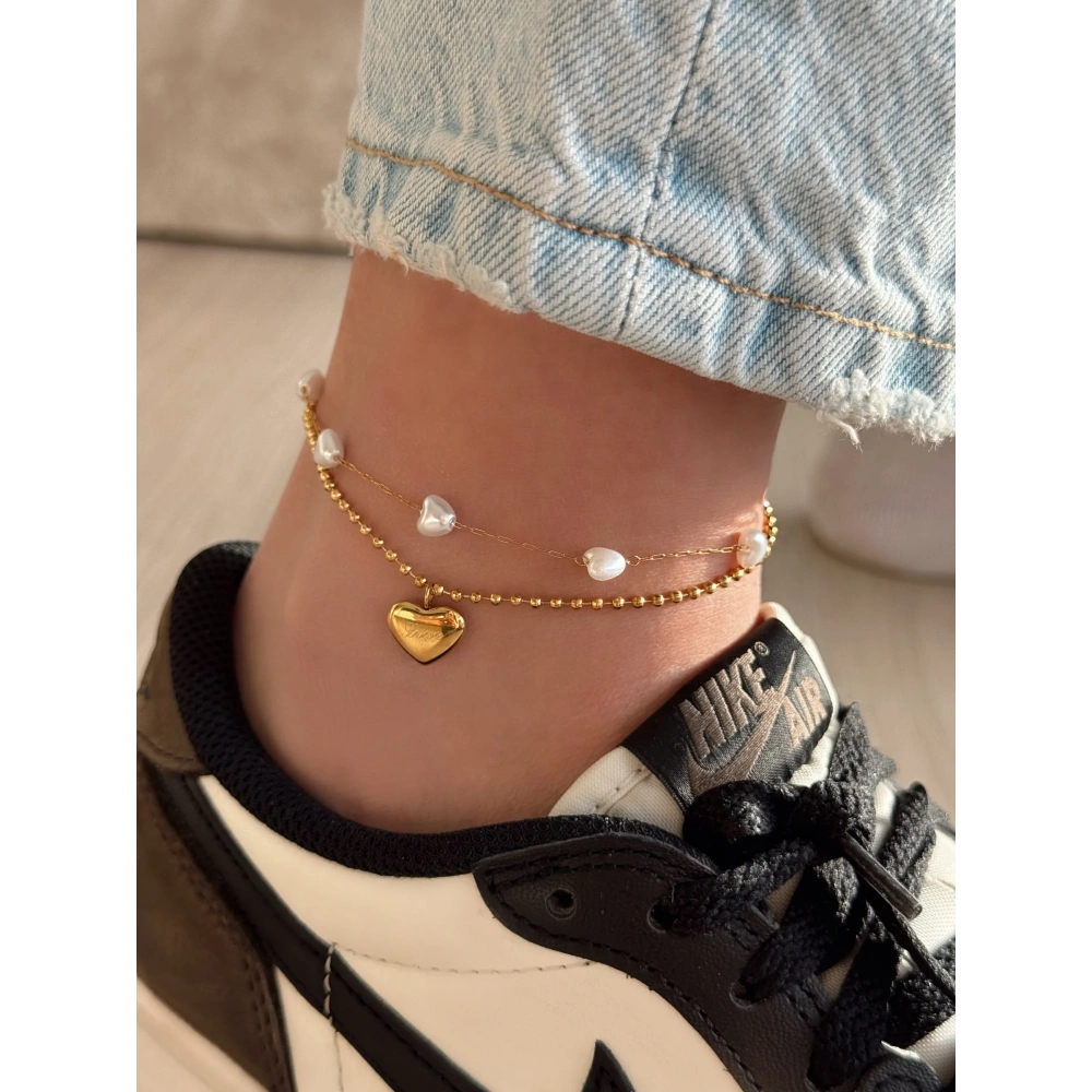 Çelik 2 Li Kalpli Halhal