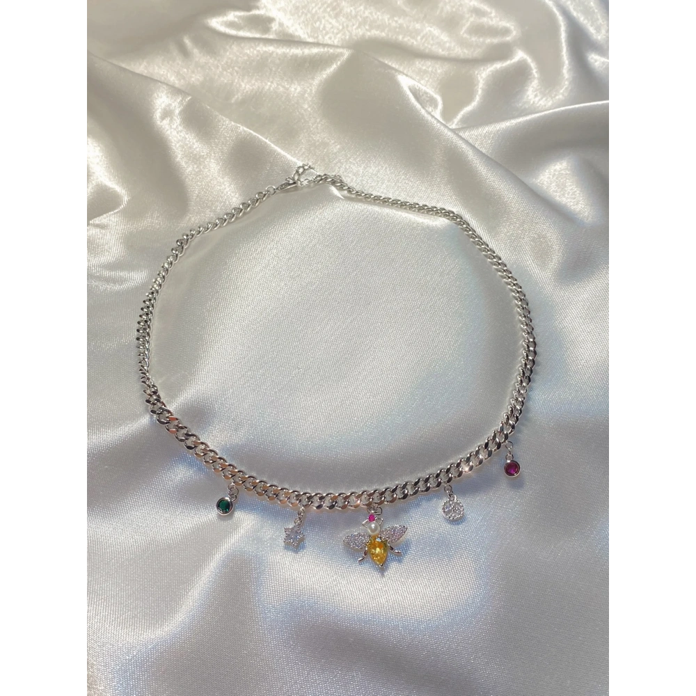 Çelik Arı Detay Choker