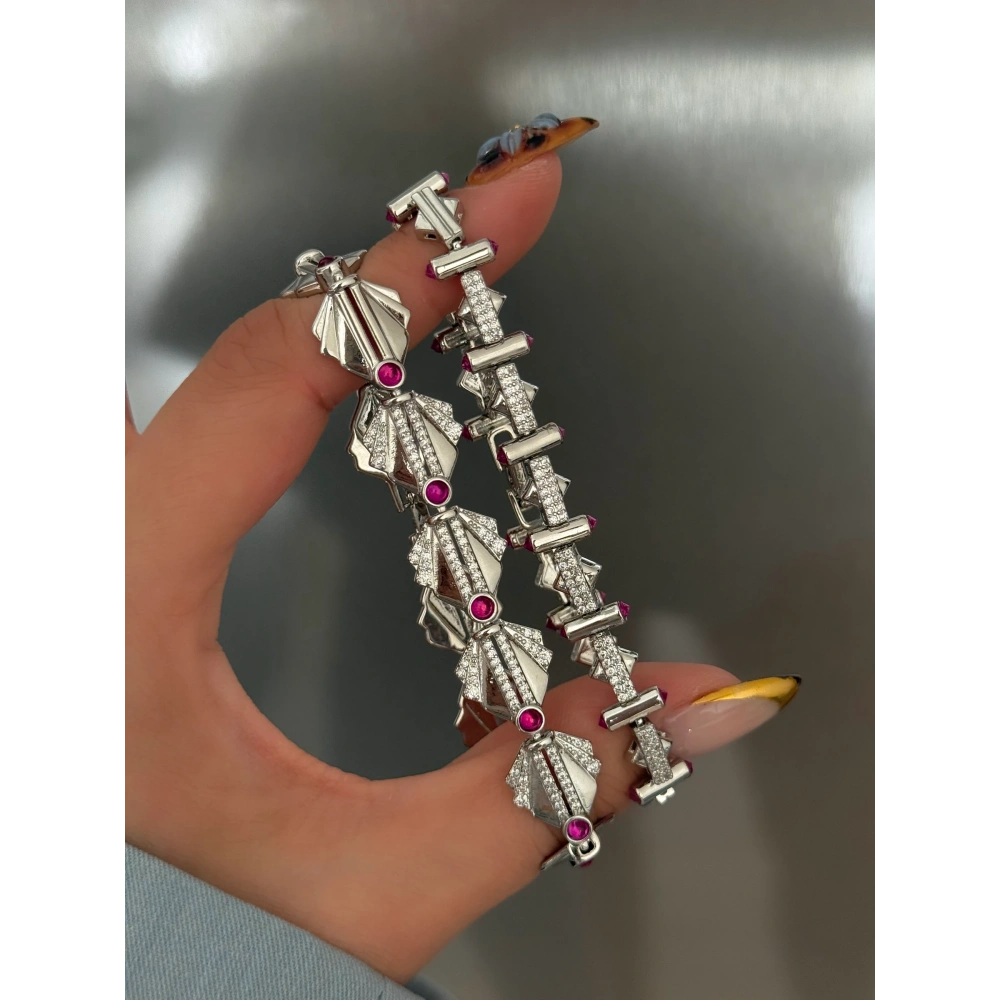 Çelik Deniz Kabuk Detay Bileklik