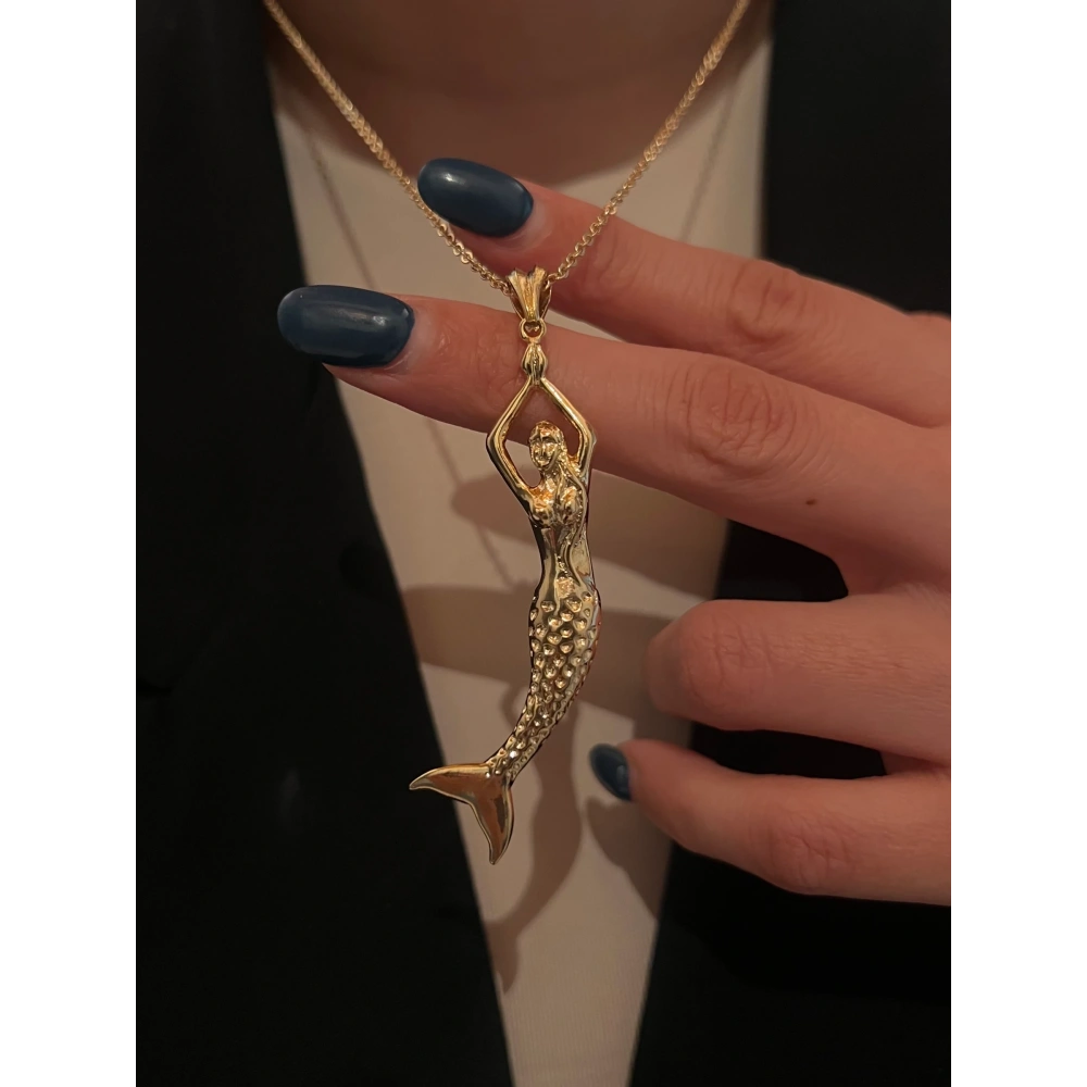 Çelik Deniz Kızı Kolye