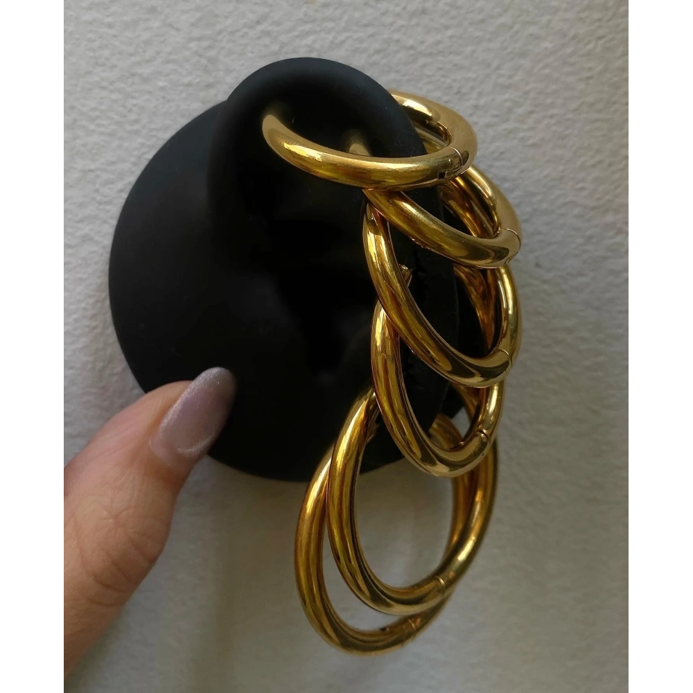 Çelik Gold 6 Lı Küpe Seti