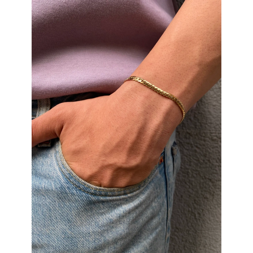 Çelik Gold Alive Bileklik