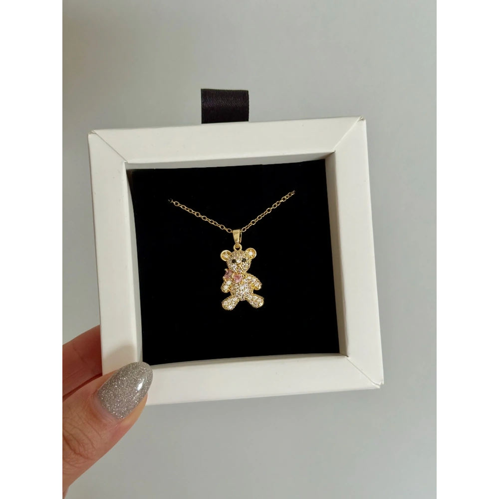 Çelik Gold Ayıcık Kolye