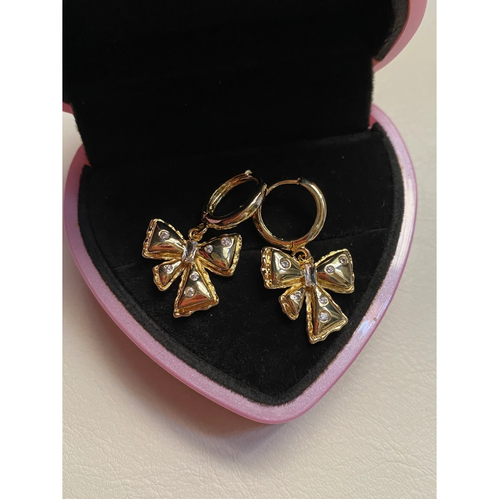 Çelik Gold Fiyonk Küpe