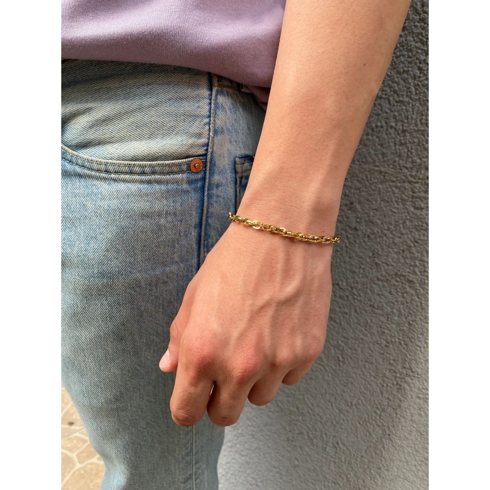 Çelik Gold Sarmal Bileklik