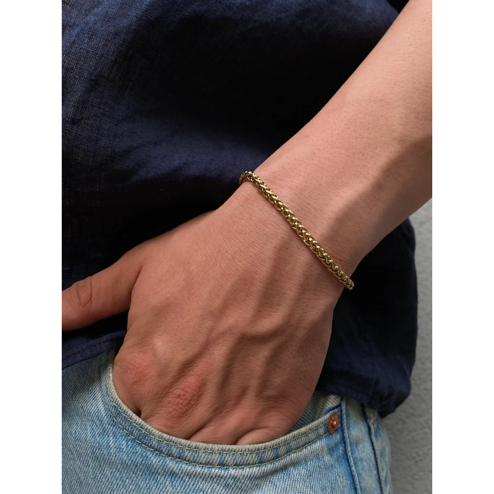 Çelik Gold Save Bileklik