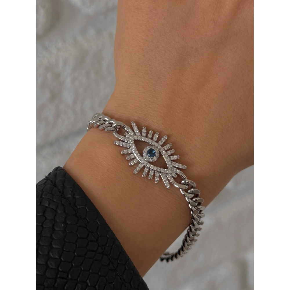 Çelik Göz Detay Bileklik