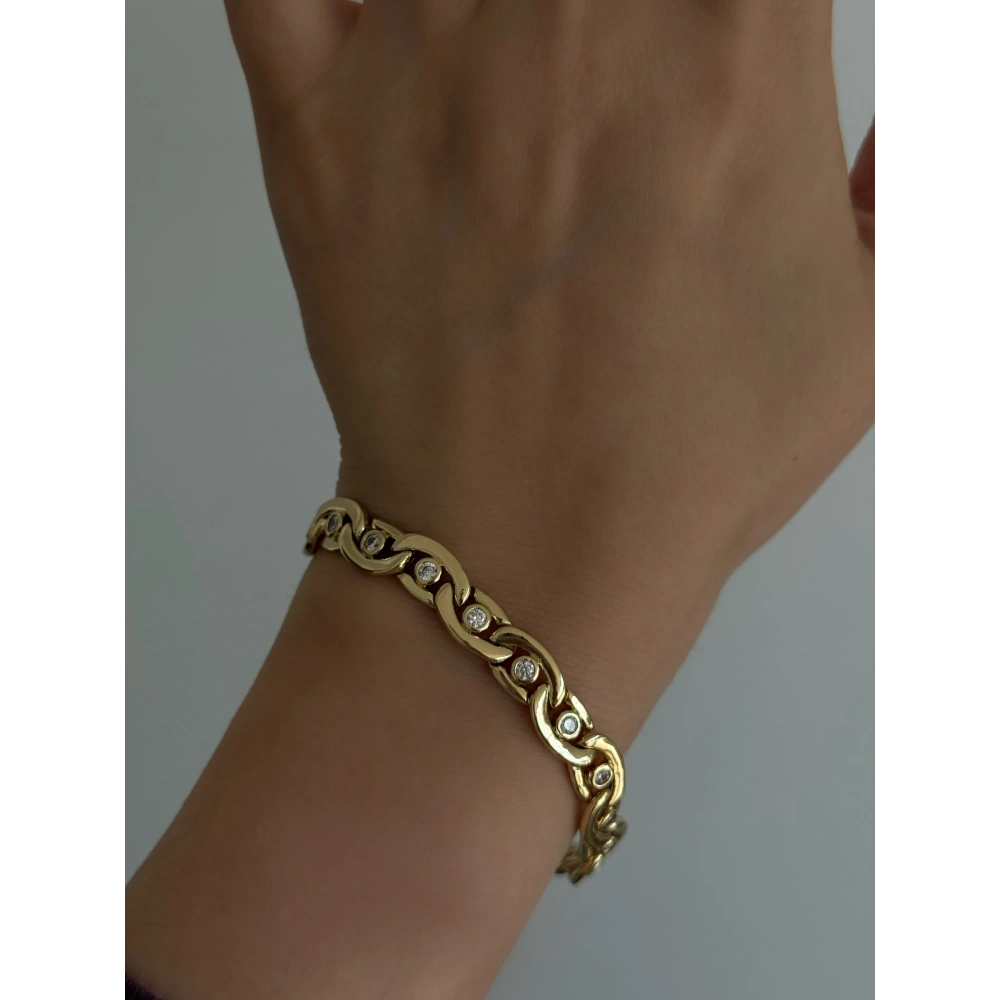 Çelik Göz Detay Kuyum Model Bileklik