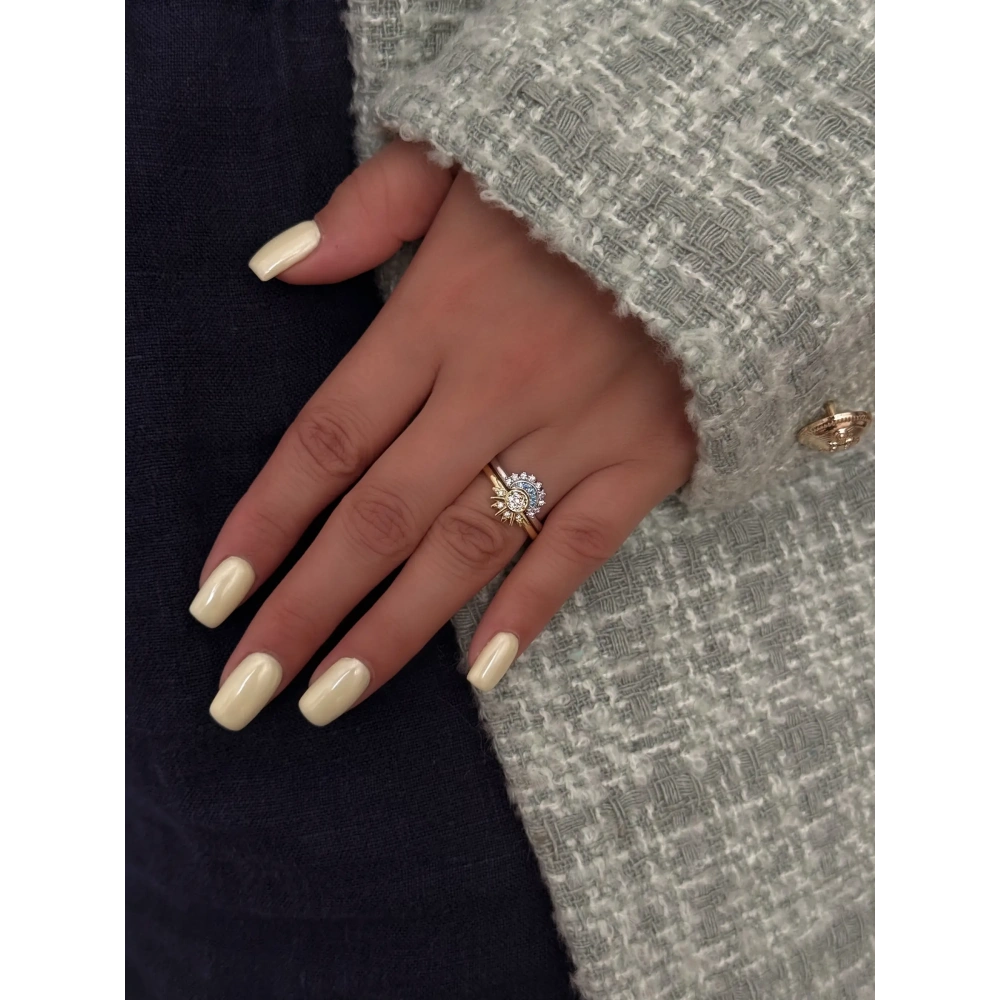 Çelik Güneş Ay Yüzük