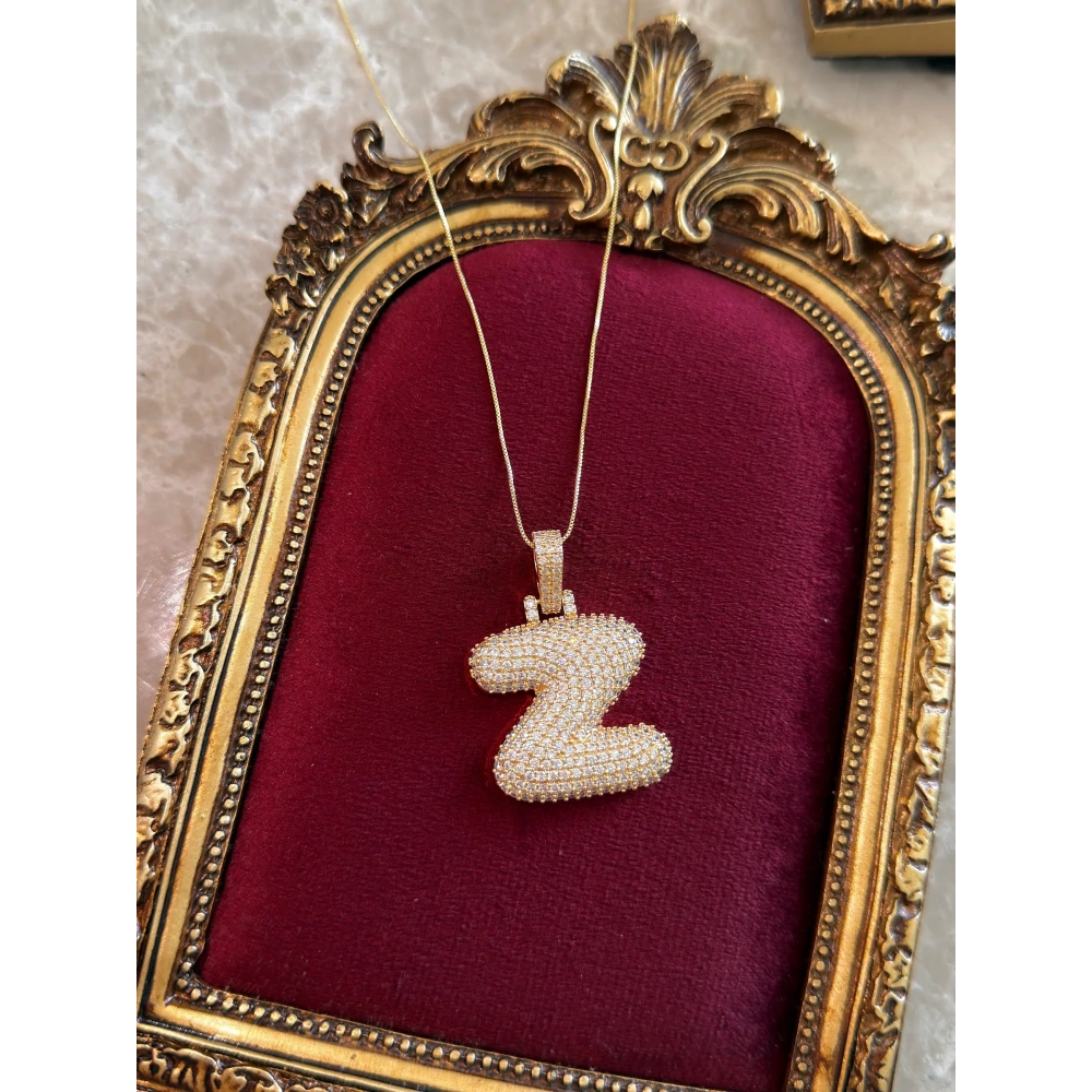 Çelik Hailey Z Harfli Kolye