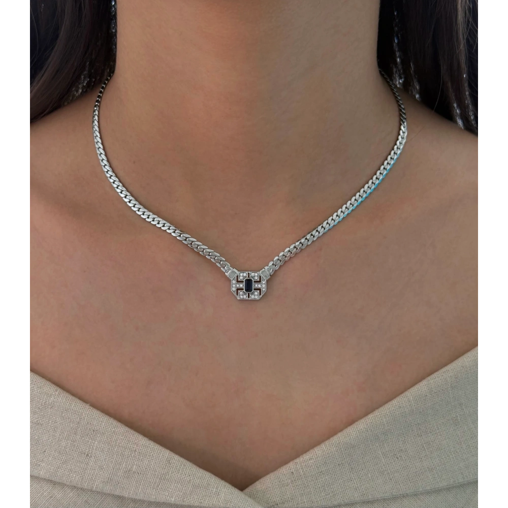 Çelik Hasır Zincirli Choker