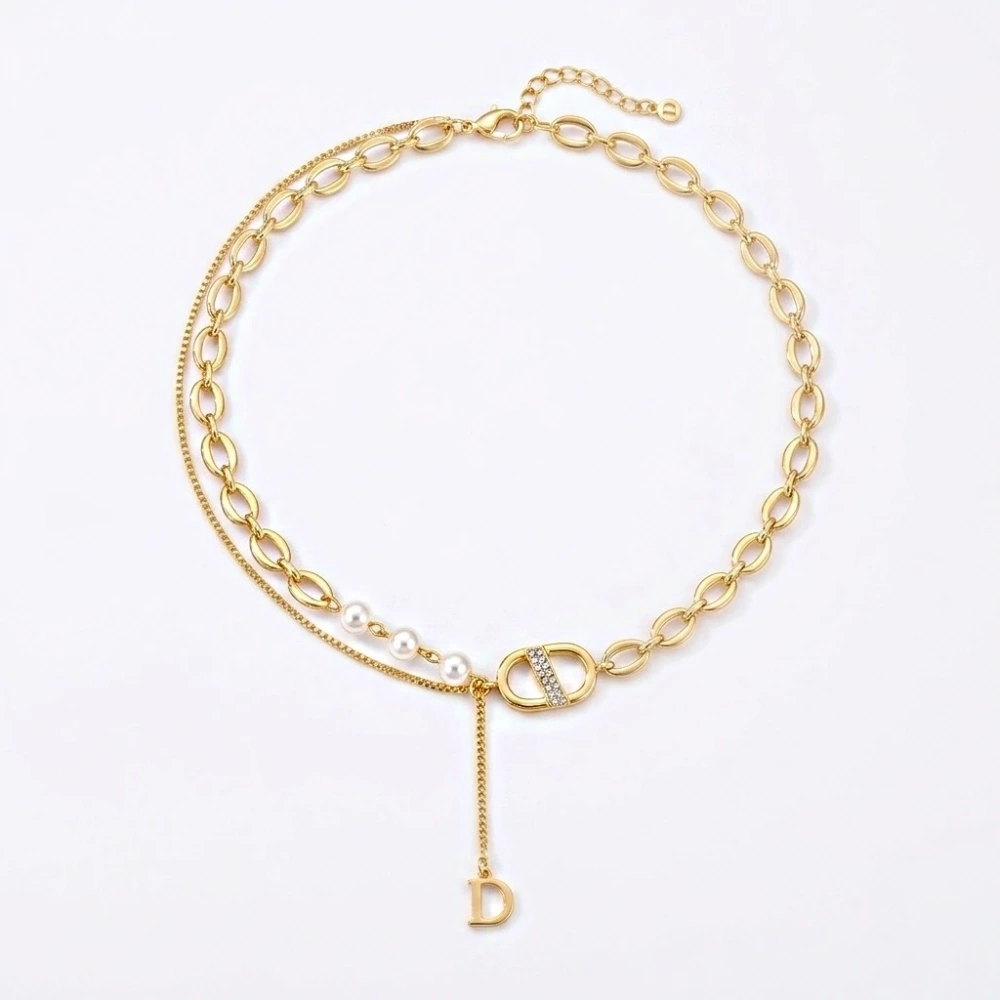 Çelik İnci Detaylı Tasarım Kolye