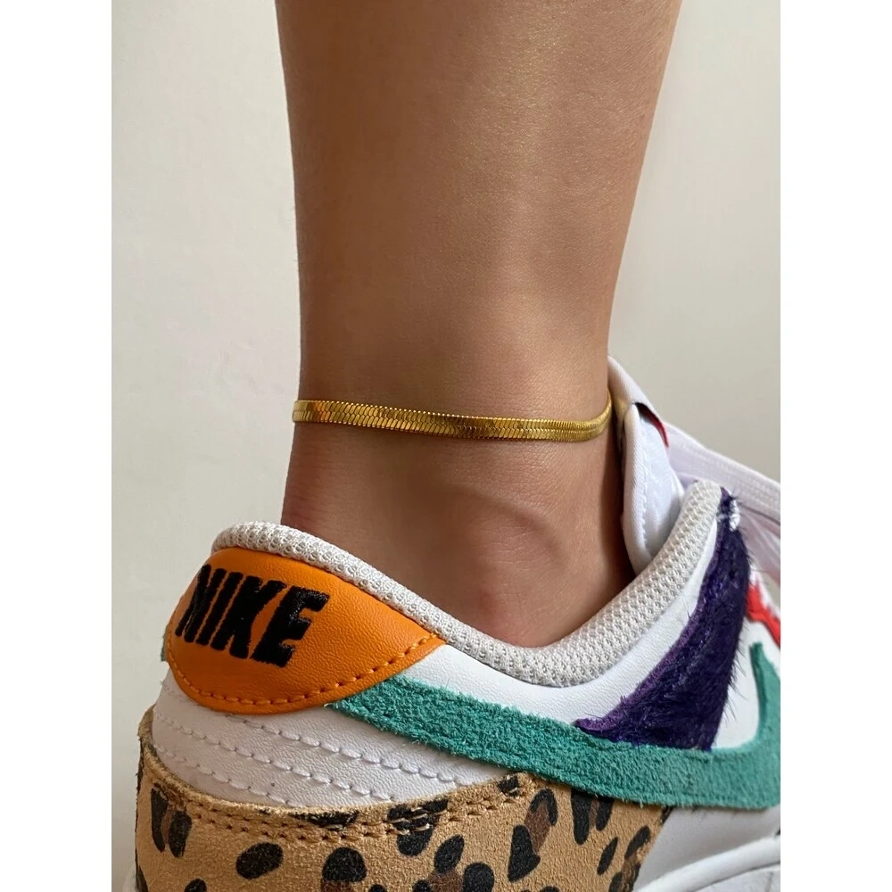 Çelik İtalyan Zincir Halhal