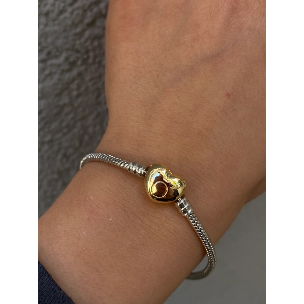 Çelik Kalpli Bileklik