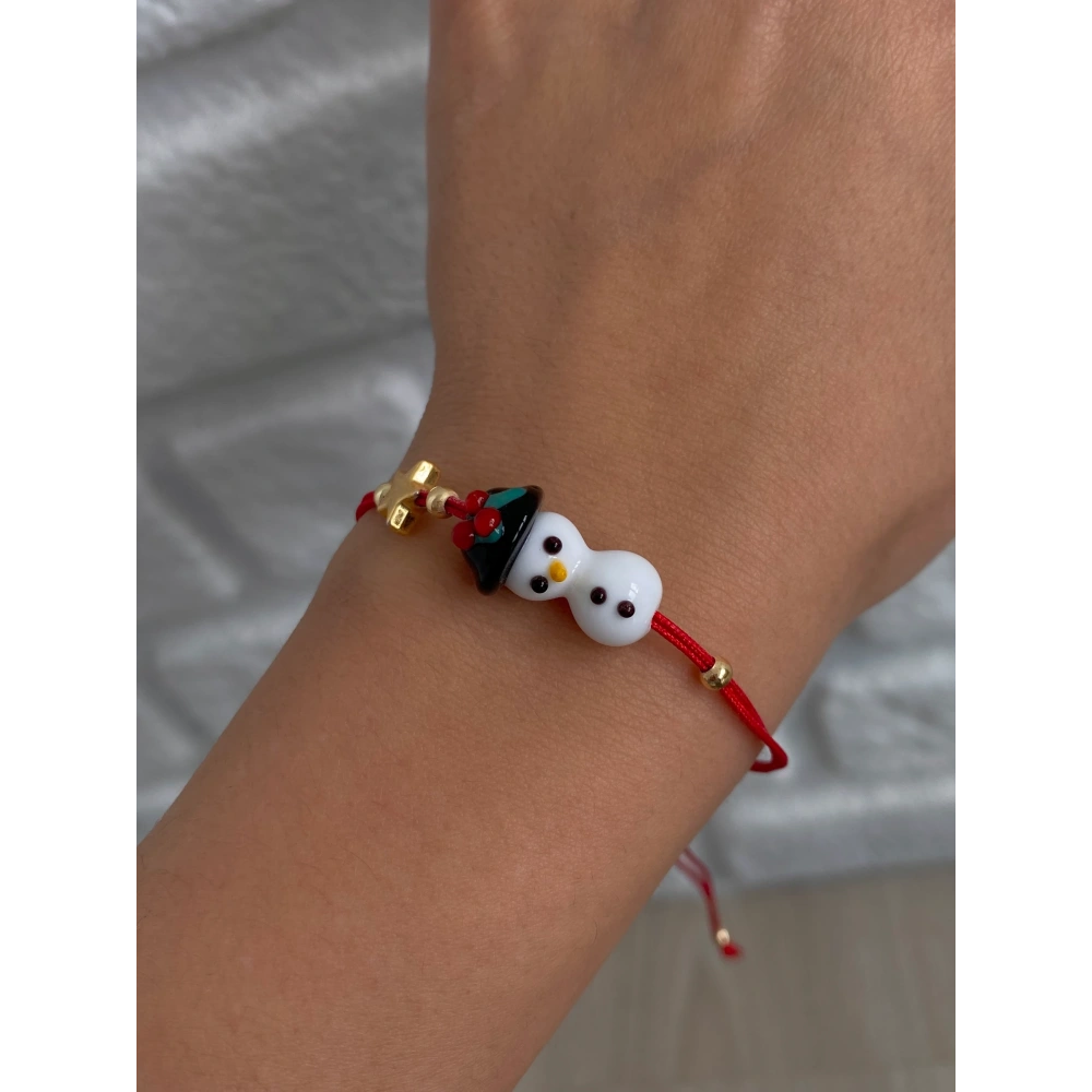 Çelik Kardan Adam Bileklik