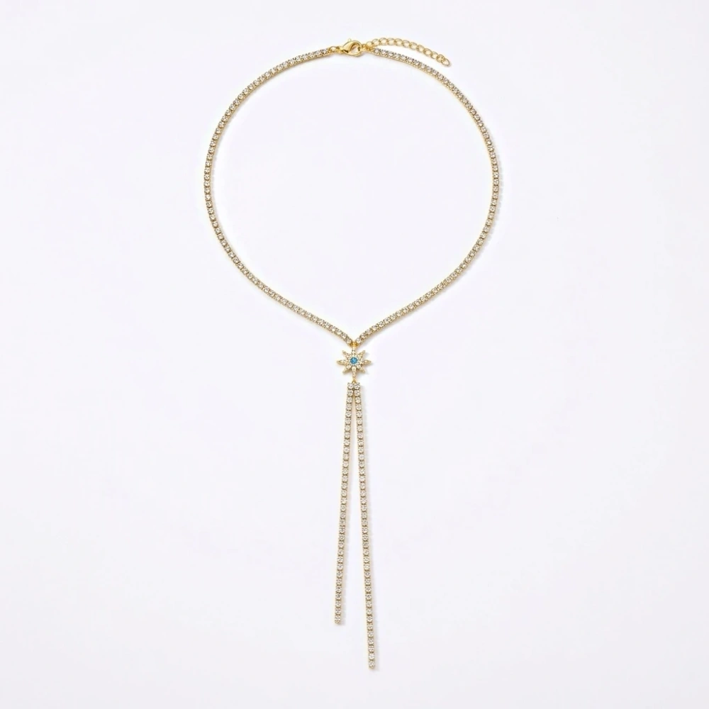 Çelik Kutup Yıldızlı Suyolu Kolye