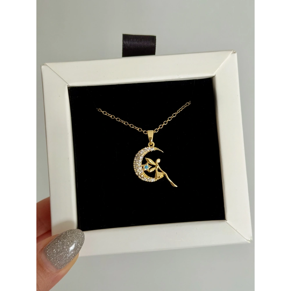 Çelik Peri Kızı Kolye