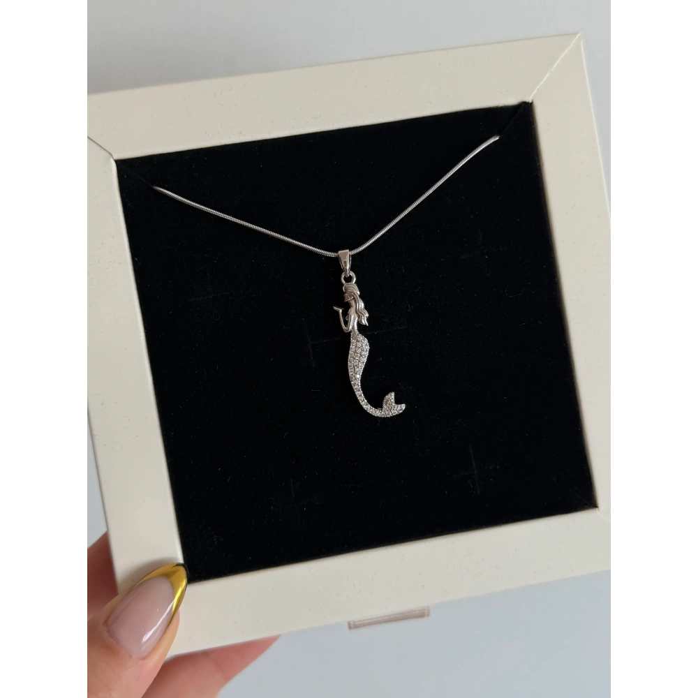 Çelik Silver Deniz Kızı Kolye