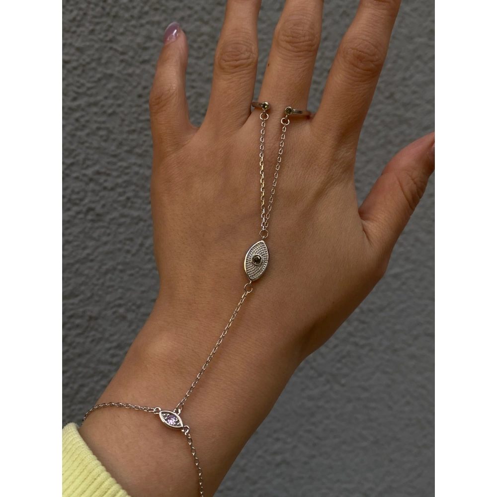 Çelik Silver Göz Detaylı Şahmeran