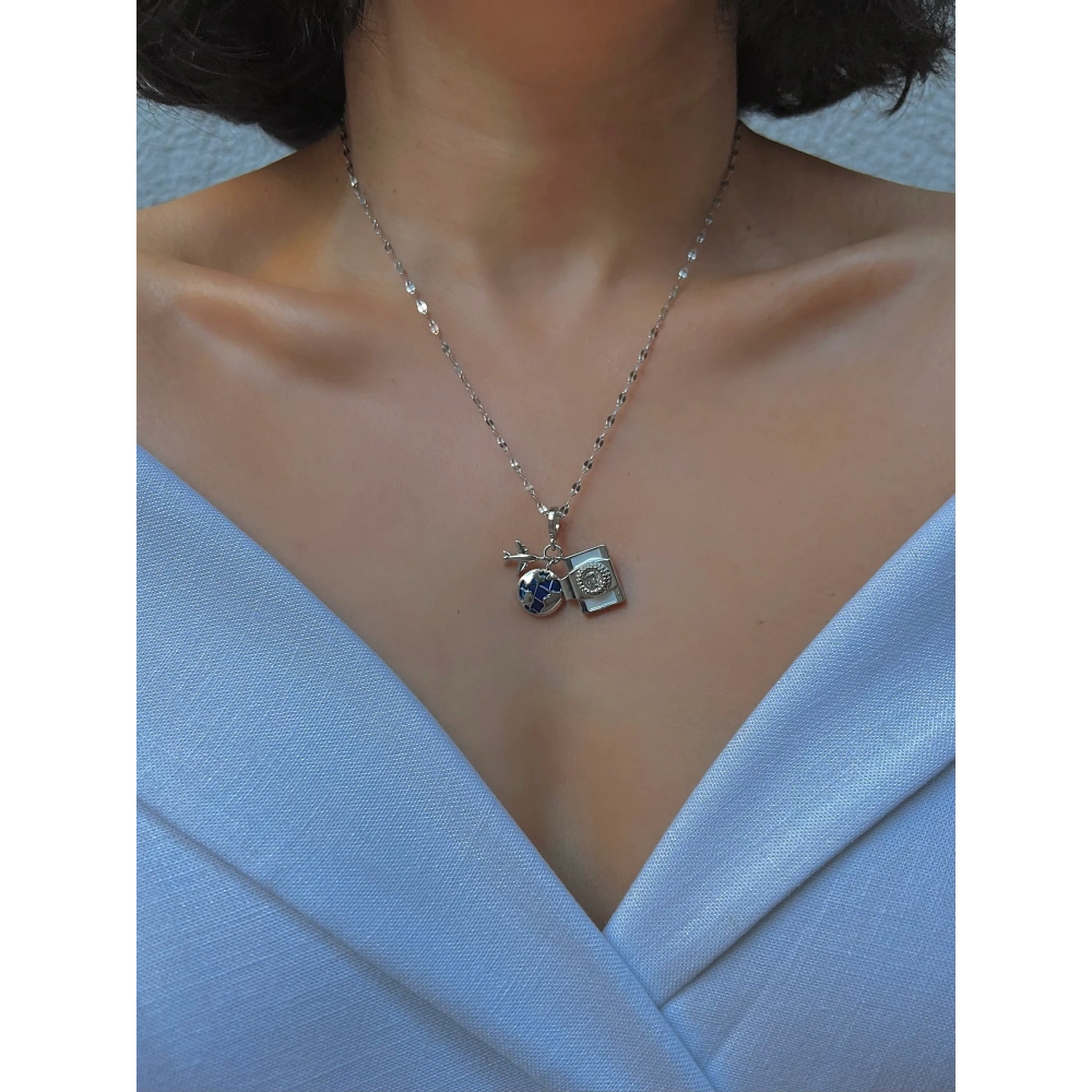 Çelik Travel Kolye 2