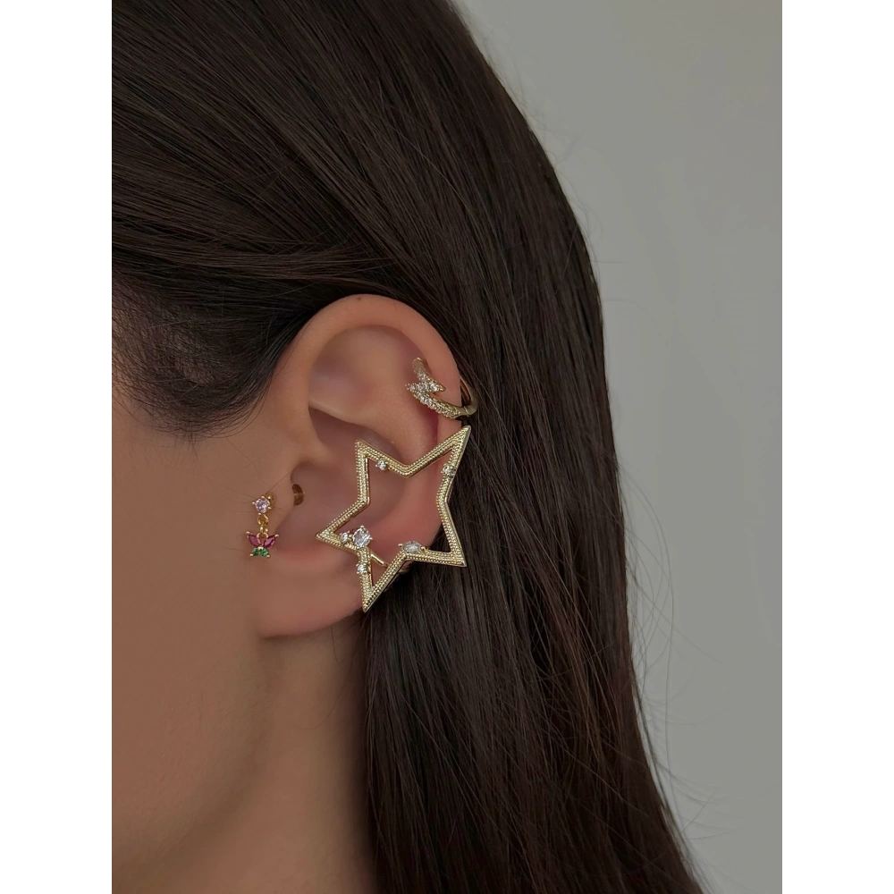 Çelik Yıldız Earcuff
