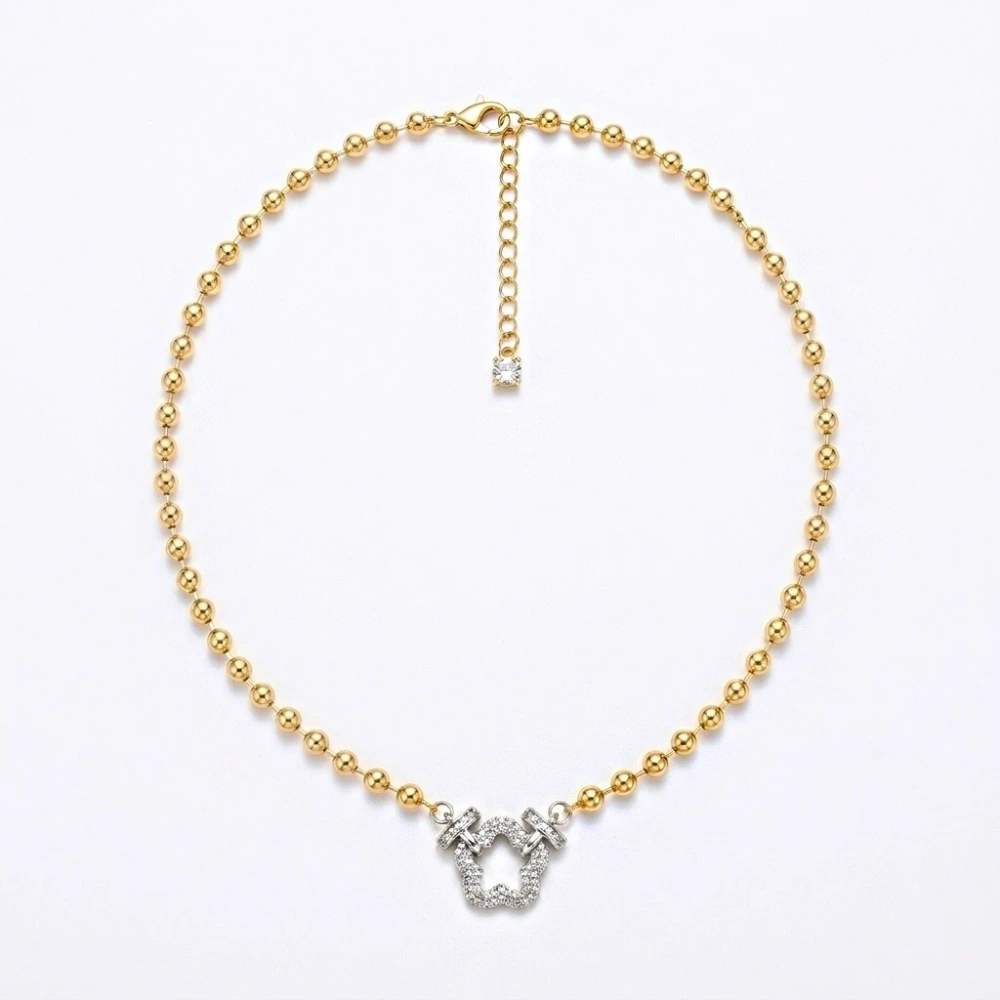 Çelik Yıldızlı Kuyum Model Kolye