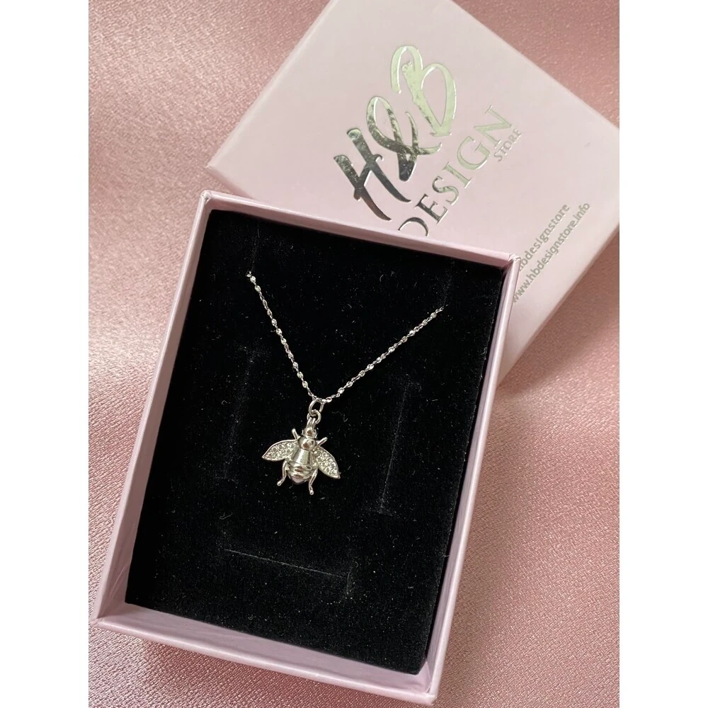 Çelik Zincirli Arı Kolye