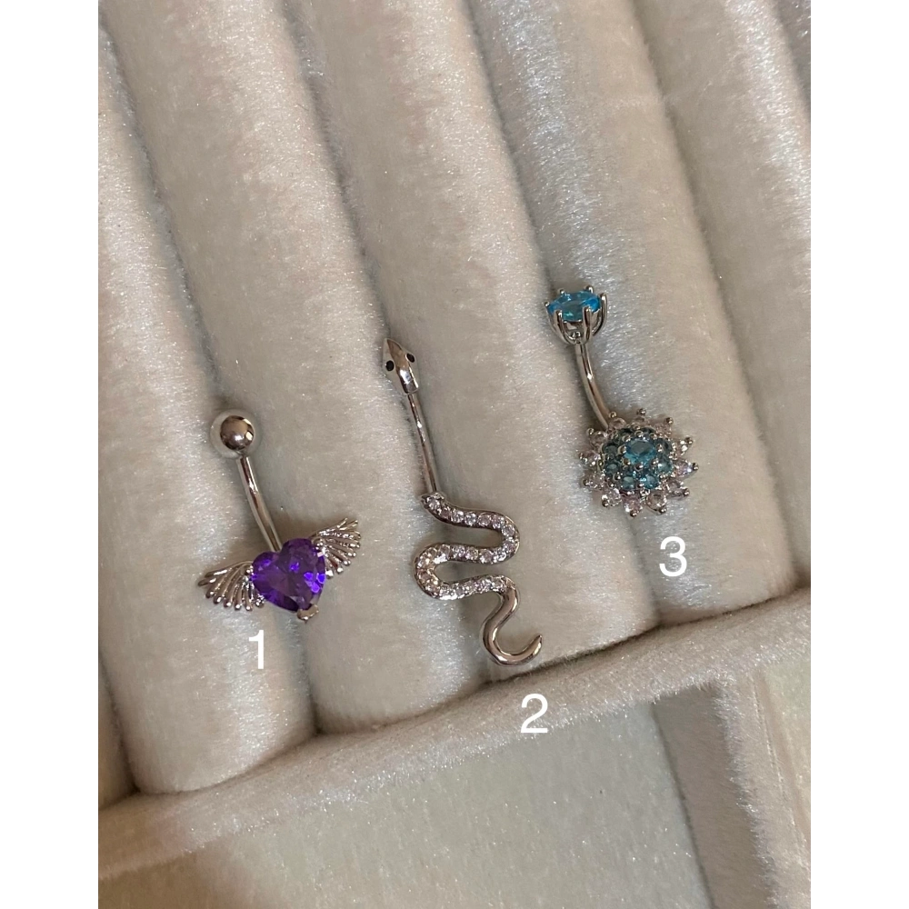 Cerrahi Çelik Göbek Piercingleri 3