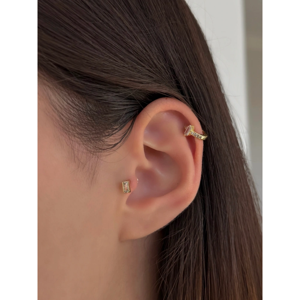 Cerrahi Çelik Gold Baget Piercing