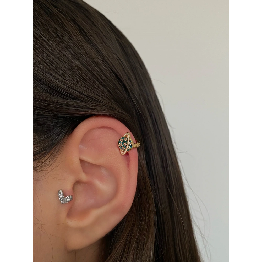 Cerrahi Çelik Gold Halka Gezegen Piercing